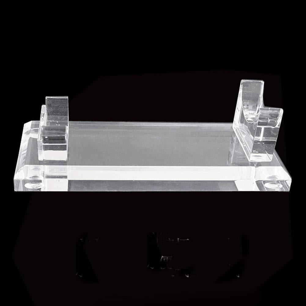 esowemsn 1PC Acrylic Tattoo Gun Holder Tattoo Machine Stand Clear Tattoo Pen Display Stand Rack Shelf Best for Salon Personal Use