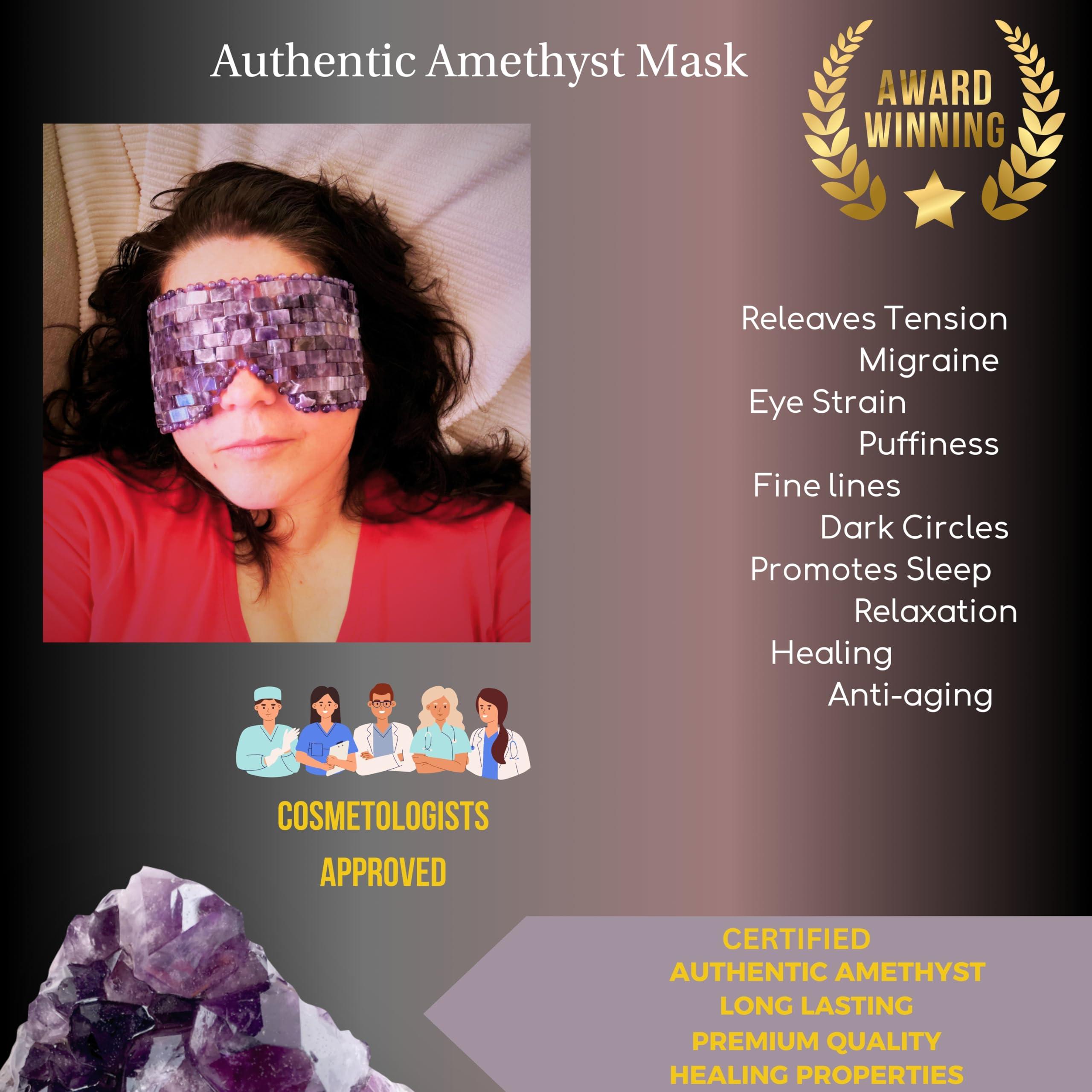 LAVNN LAVNN AMETHYST Mask & Roller Gift for wife (Small Eye Mask)