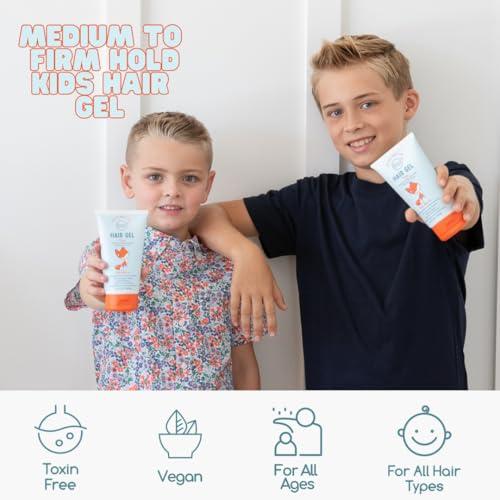 LANE & CO. LANE & CO. Baby Hair Gel - Hypoallergenic Kids Hair Gel - Flexible Medium to Firm Hold - Tames Flyaways, Frizz, Static Hair - Tested by Dermatologists - Suitable for Children Ages 0 & Up - 4 fl.oz.