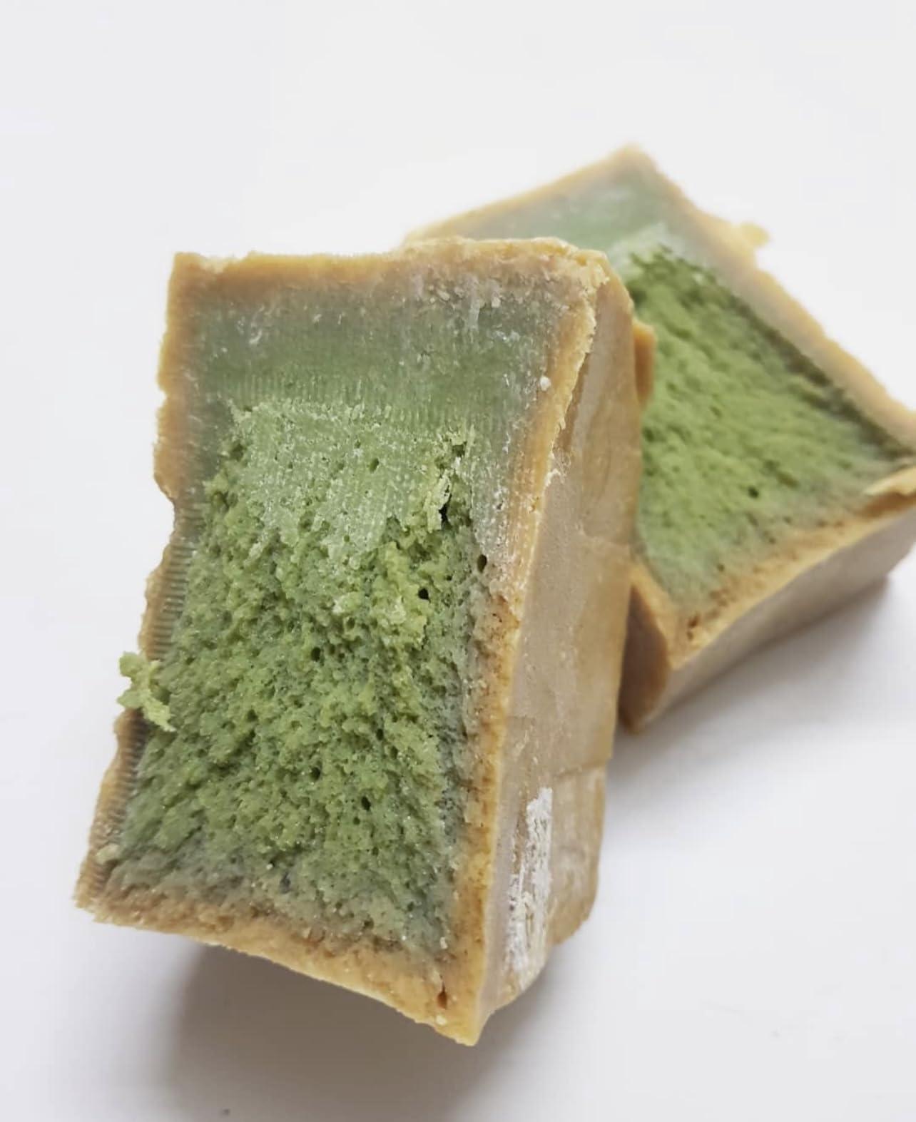 La La Olive Authentic Aleppo Soap 86% Olive Oil & Laurel Oil Bar Organic, Vegan, All-Natural for Body, Face, Hands, Bath and Hair - 2PC/200 gr