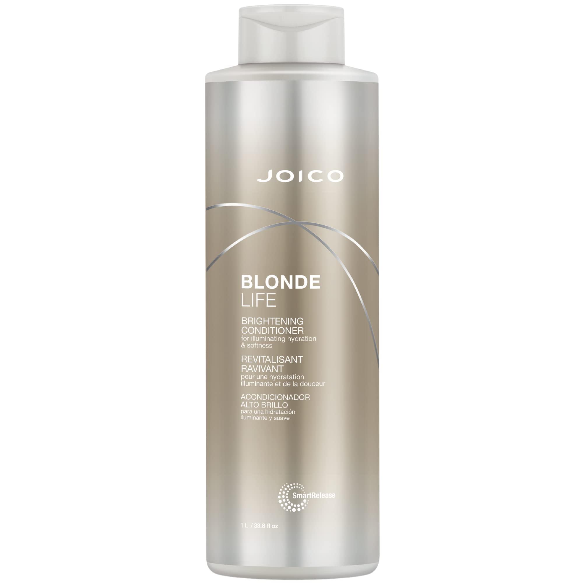 Joico Joico Blonde Life Brightening Conditioner | For Blonde Hair | Illuminate Hydration & Softness | Add Softness & Smoothness | Sulfate Free | With Monoi & Tamanu Oil | 33.8 Fl Oz