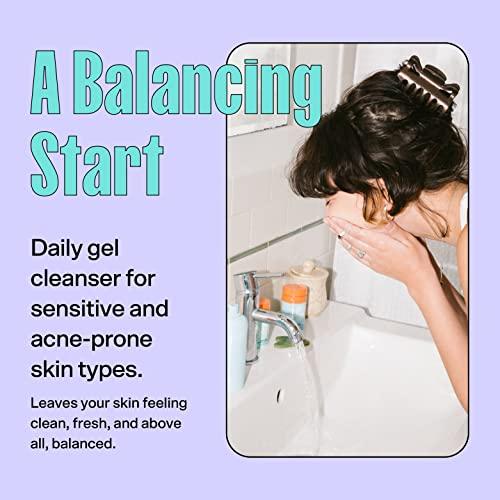 Bubble Skincare Bubble Skincare Fresh Start Gel Cleanser - Gentle Exfoliating Face Wash for Oily Skin - Formulated with Aloe Vera Juice + Caffeine to Protect and Soothe Complexion (125mL)