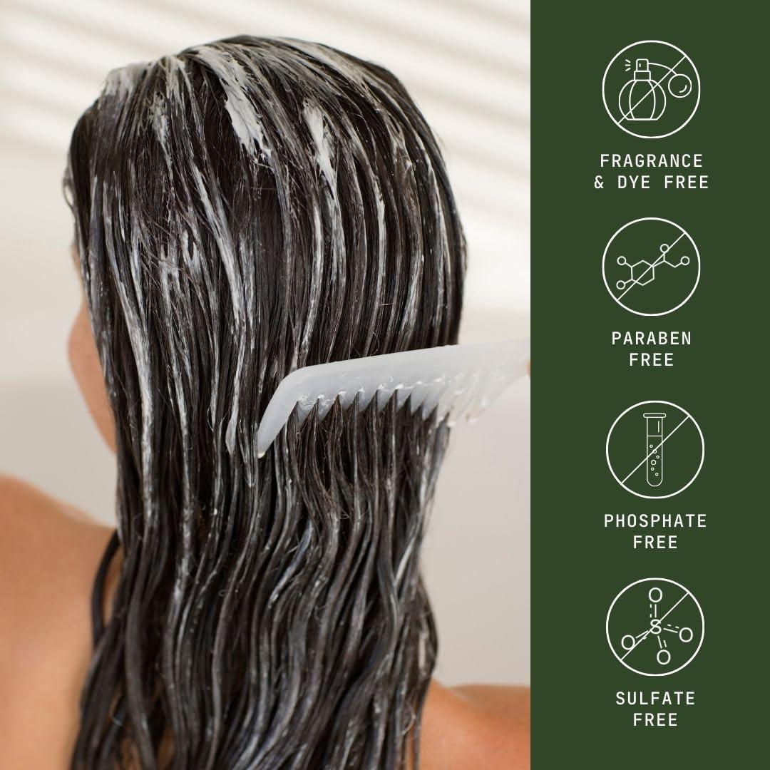 Organic Jaguar Organic Jaguar Natural Shampoo for Hair Care, Sulfate Free Shampoo with Castor Oil, Honey, Biotin, Glycerin, Aloe Vera & Mild Thickening Agent, Unscented, Dry to Color Treated to All Hair, 13.5 fl oz