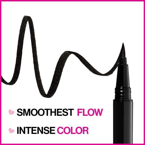 wet n wild wet n wild Mega Last Breakup Proof Liquid Eyeliner - Ultra-Fine Brush, Waterproof, 16-Hour Long-Lasting Wear - Cruelty-Free & Vegan - Brown
