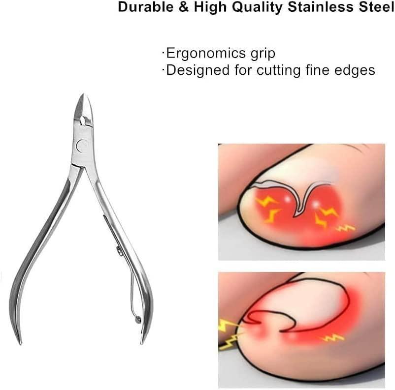 EKOCSIO Pedicure Kit, 36 in 1 Foot Care Tools Stainless Steel Foot Rasp Dead Skin Remover for Home & Travel