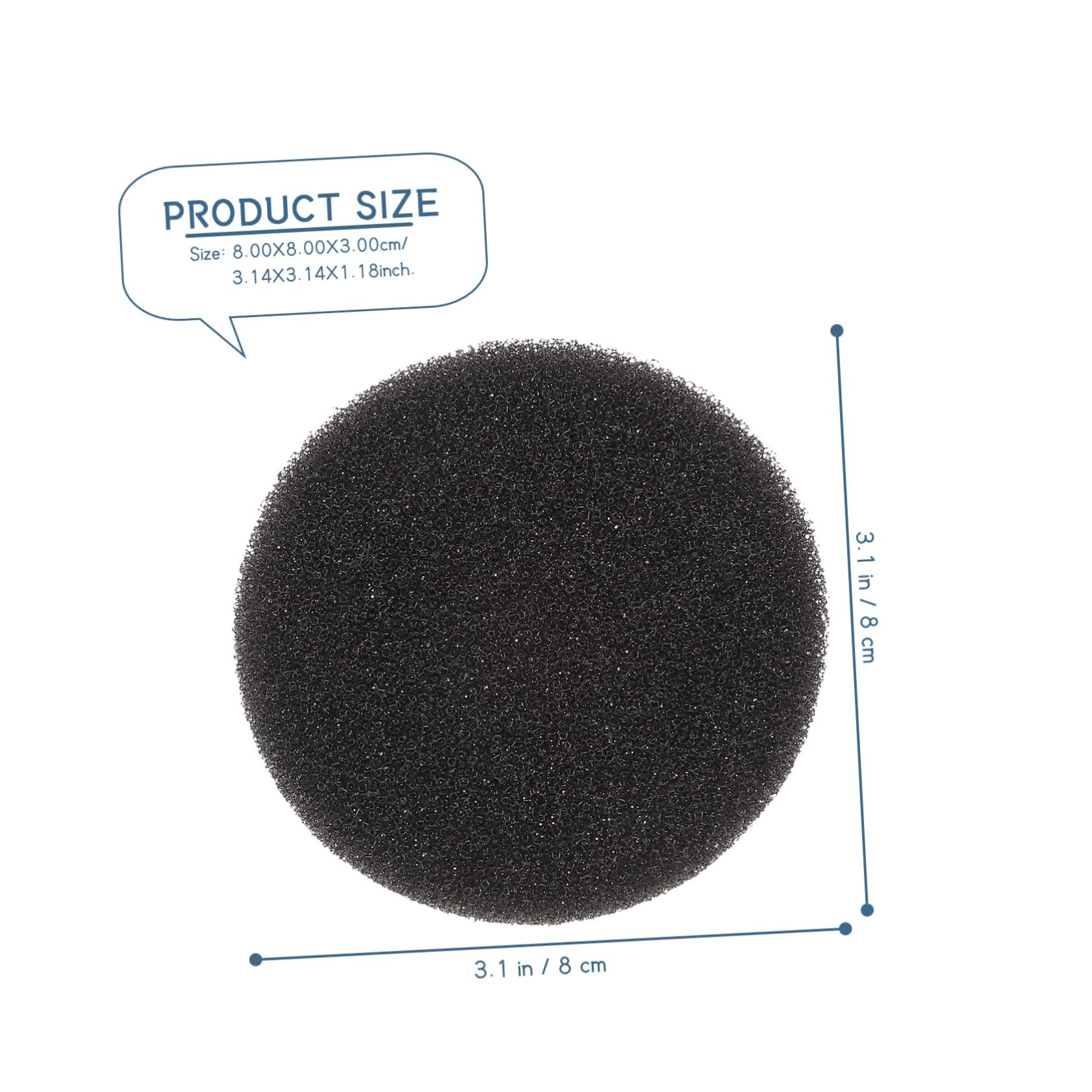 BIUDECO BIUDECO 15pcs Makeup Brush Cleaning Sponge Makeup Brush Cleaning Case Hair Brush Cleaner Makeup Brush Cleaners Brush Washing Mat Dry Brushes Cleaner Sponge Scrubber Sponges Black