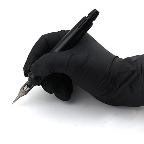 Denergy Denergy Tattoo Hand Poke a Stick Alloy Tattoo Cartridge Poke Pen Tool Beginner Diy Home Tattoo Supply (Black)