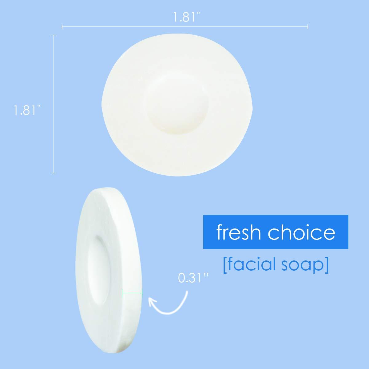 Fresh Choice Fresh Choice |0.85 OZ|50Pack| Bulk Hotel Soap|Individually Wrapped Travel Bars|Mini Trial size Toiletries| Motel Guest Bathroom Vacation Rentals Hospitality