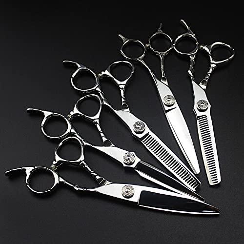 ZZYY Hair Cutting Scissors, Professional Japan steel 6 '' alligator hair scissors haircut scissor thinning barber hair cutting shears hairdresser scissors BY ZZYY (Color : Green)