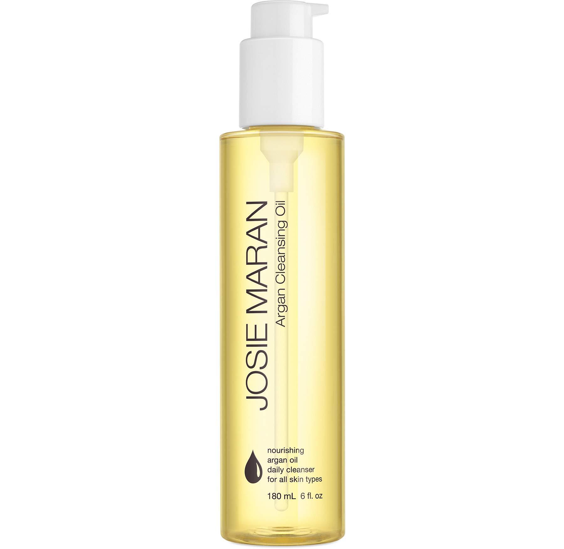Josie Maran Josie Maran Cleansing Argan Oil (6oz) - Daily Anti Aging Moisturizing Facial Skin Cleanser - 100% Pure Organic Argan Oil