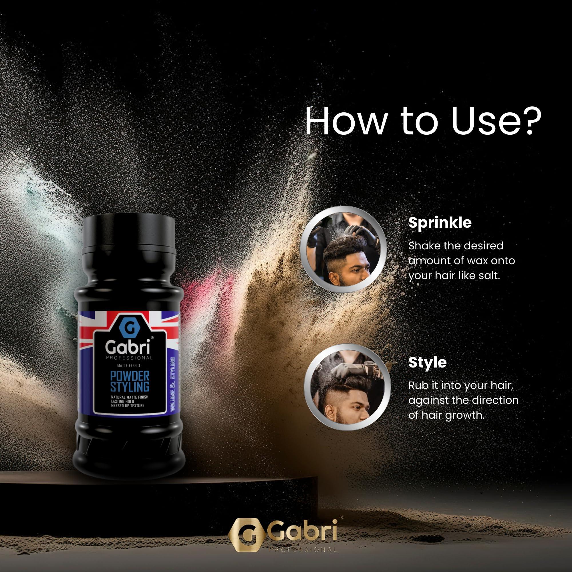 G Gabri Gabri professional styling powder powder wax volume and styling