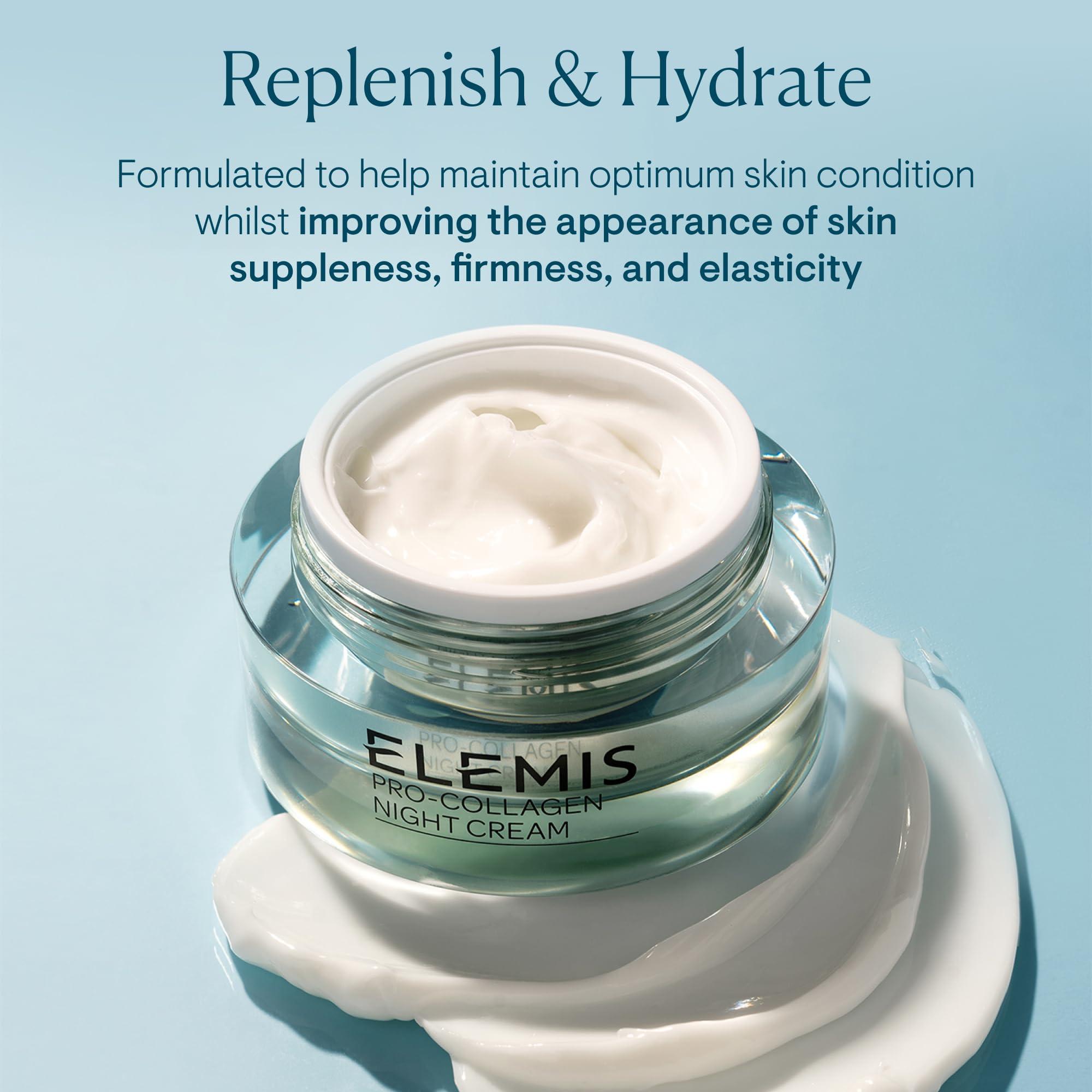 ELEMIS ELEMIS Pro-Collagen Night Cream, Moisturizer Face Cream, Hydrating Face Moisturizer for Dry Skin, Best Moisturizer for Aging Skin, Anti Aging Cream for Face, Firming Facial Cream