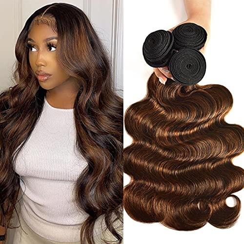 Beauty Forever Beauty Forever Ombre Highlight Brazilian Body Wave Virgin Hair 3 Bundles 14 16 18 Inch,Ombre Blonde Remy Human Hair Wavy Weaves Hair Extentions Color FB30