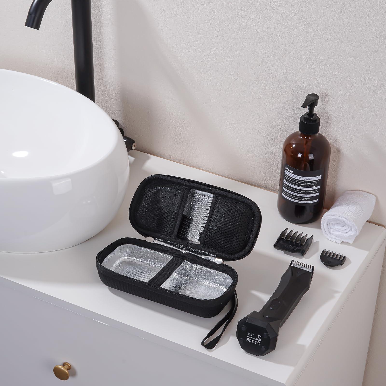 ProCase ProCase Hard Hair Clippers Case Bundle with Travel Case for Meridian Trimmer