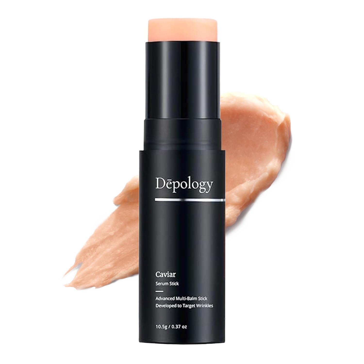 depology depology Caviar Serum Stick, Multi Balm Stick Hydrating for Refined Wrinkle Appearance, Luxurious Facial Balm to Hydrate and Diminish Signs of Aging, Korean Skin Care