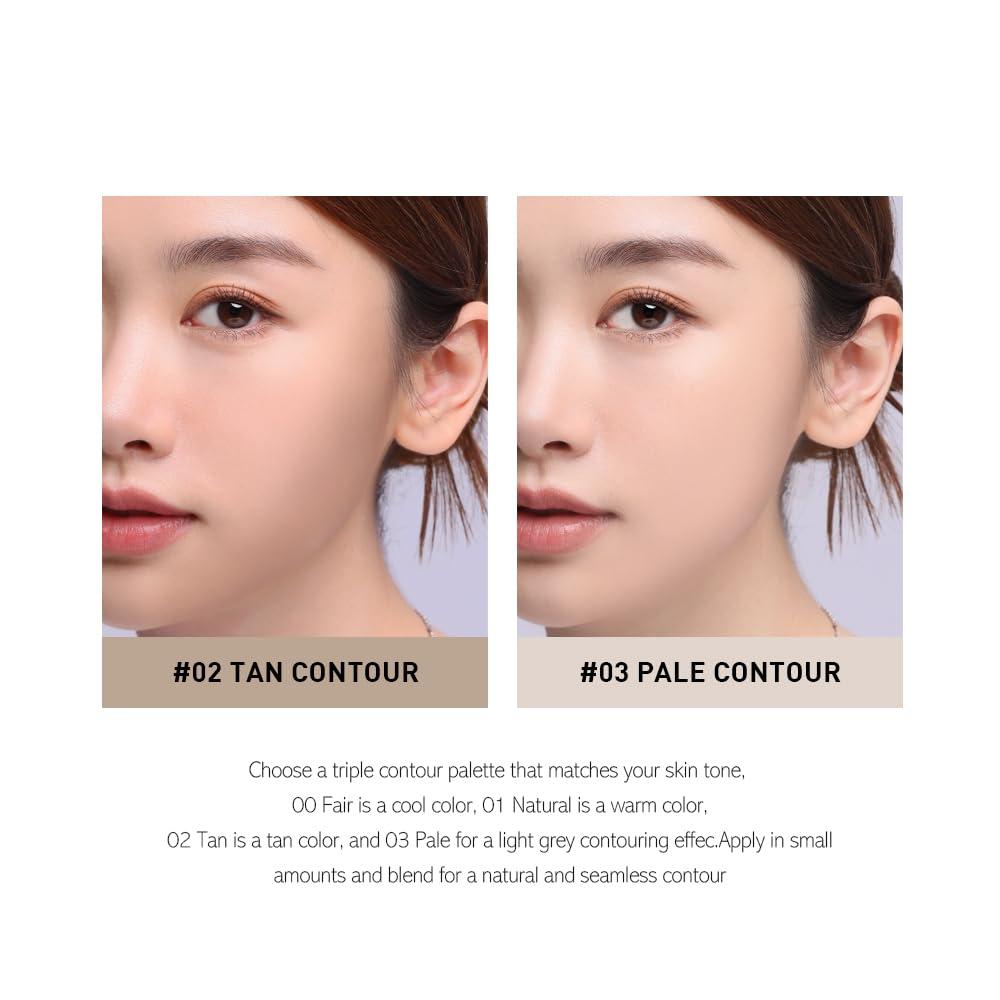 HEME heme Triple Contour Palette 9g(03 Pale Contour)