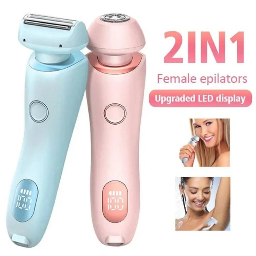 POTAY Gleam Pro 3.0 Shaver for Women by Women - 2024 Best Crystal Silky Smooth Shaver 3.0 Pro, Portable 2 in 1 Elorixa Smooth Shave Pro, Ipx7 Waterproof, Suitable for Sensitive Areas (Pink)