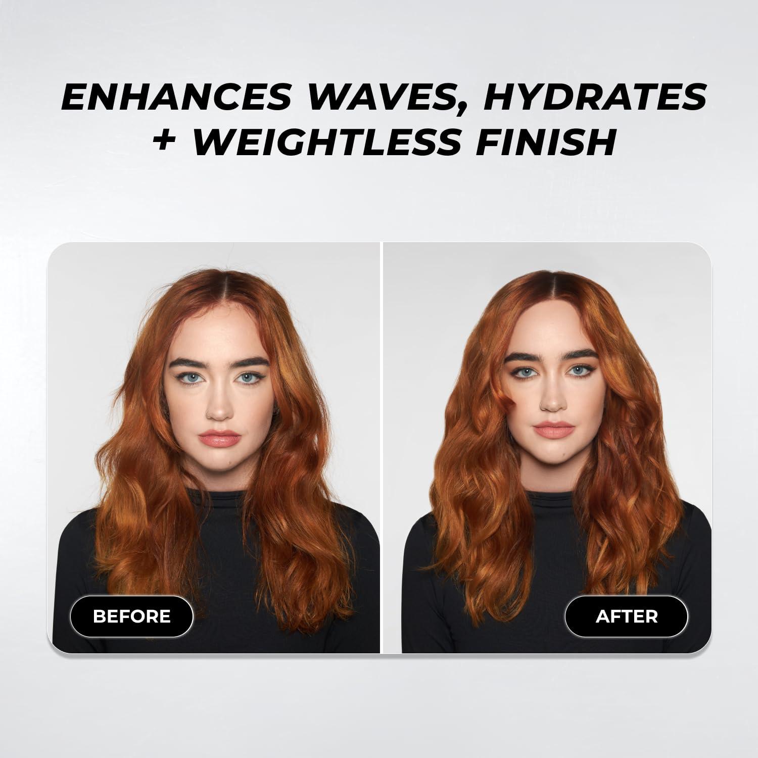 XMONDO XMONDO Hair Wavetech Hydrating Wave Cream, Vegan Formula Wavy Hair Curl Cream with Coconut and Argan Oil for Definition, Breakage Protection, and Hair Hydration, 5 Fl. Oz