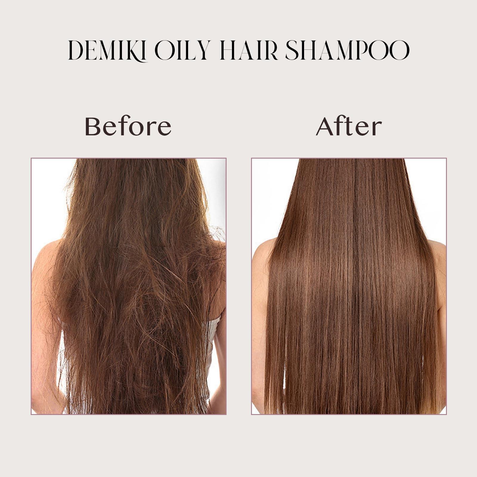 DEMIKI DEMIKI Japanese Shampoo for Women | Anti Dandruff Shampoo Sulfate Free for Oily Hair | Dye & Paraben Free | Organic Rose Scent | Clarifying, Moisturizing, Refreshing Natural Hair Care,16oz