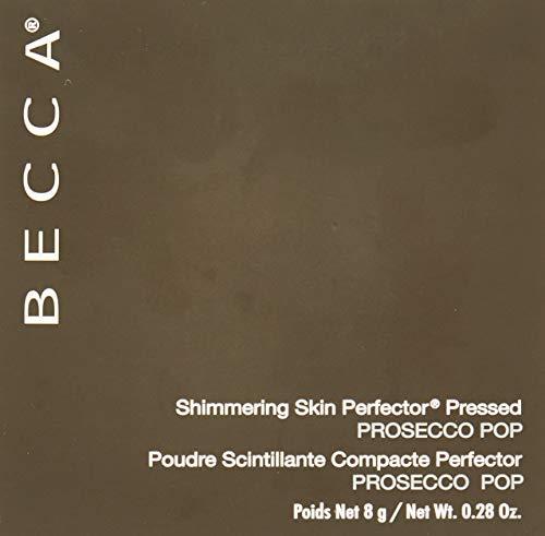 BECCA Becca Shimmering Skin Perfector Pressed Highlighter, Prosecco Pop, 0.28 Ounce