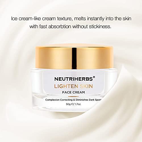Neutriherbs Neutriherbs Dark Spot Remover Corrector, Skin Lightening Cream, Skin Bleaching for face, underarms, elbows&privates, with Vitamin C, Symwhite 377, Ideal for Face Moisturizer Cream 50g/1.7oz
