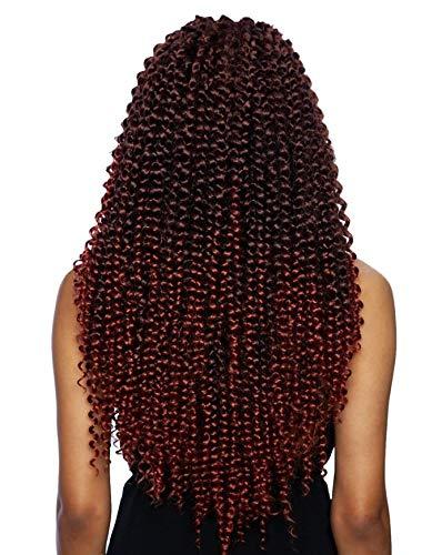 Mane Concept 6-Packs Afri Naptural Caribbean Crochet Braid - CB1806 WATER WAVE 18" (4)