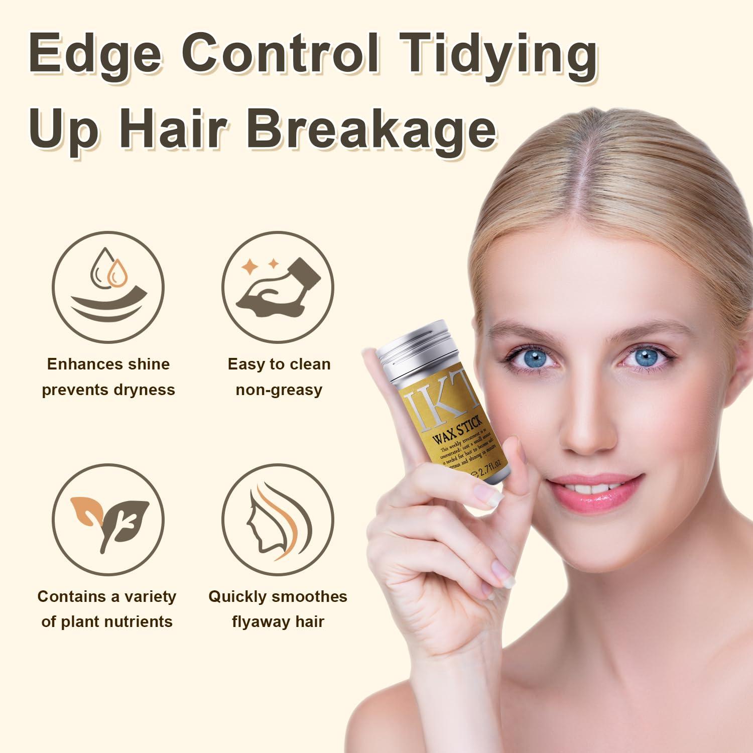 AnWoor AnWoor Fly Away Hair Tamer, Non-greasy Hair Wax/Gel Stick for Women for Broken Hair, Edge Control, Flyaways Long-Lasting Fixed Hair Styling, Works in 3 Seconds