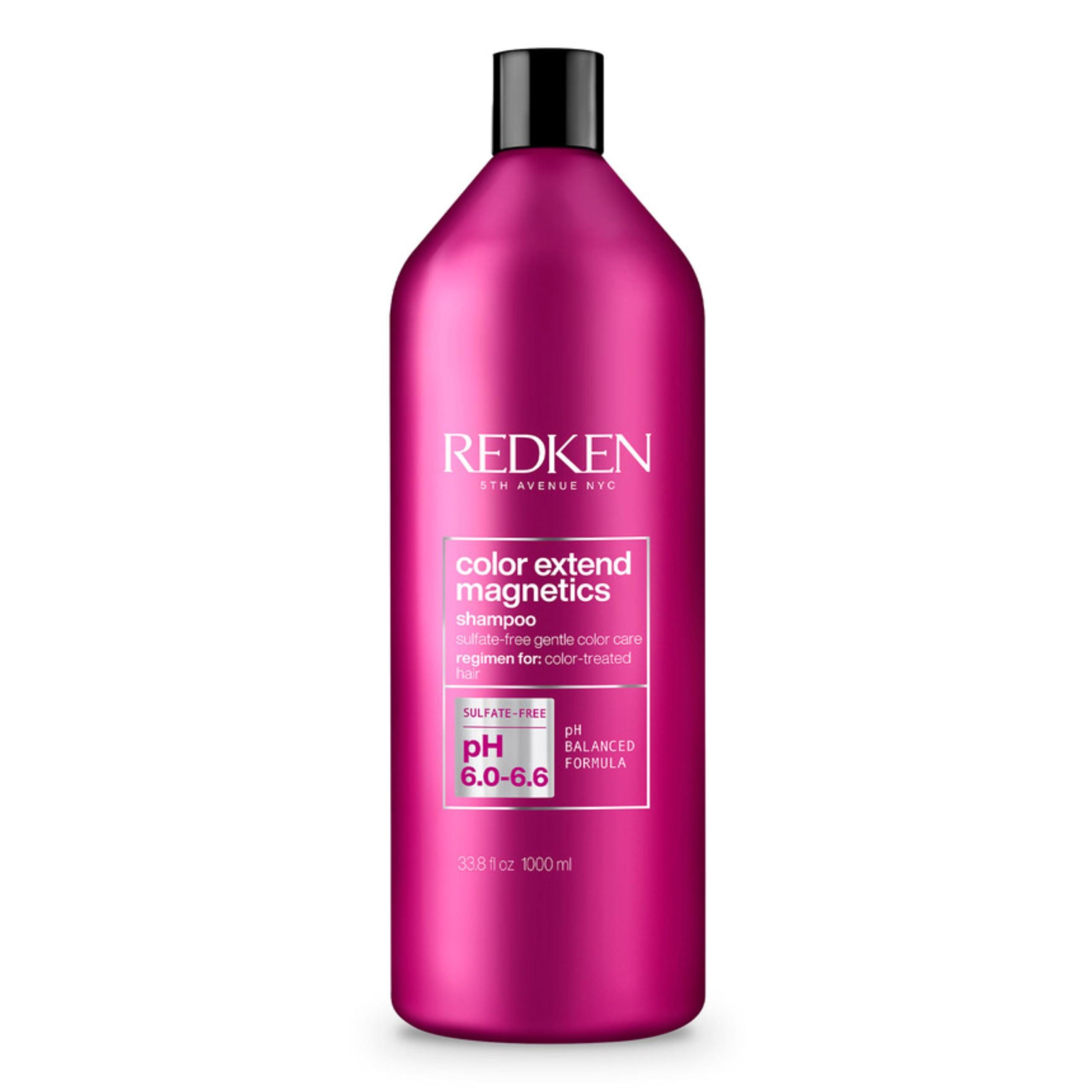 REDKEN Redken Color Extend Magnetics Shampoo | For Color-Treated Hair | Gently Cleanses & Protects Color | With Amino Acid | Sulfate-Free | 33.8 Fl Oz