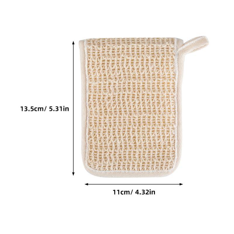 Healvian Healvian 2pcs Bar Soap Bag,Cotton Linen Exfoliating Soap Pouch,Soap Saver for Bar Soap,Soap Scrubber Pouch,Soap Bar Bag for Bath Shower,Soap Exfoliating Bag,Reusable Soap Mesh,Soap Saver Pocket