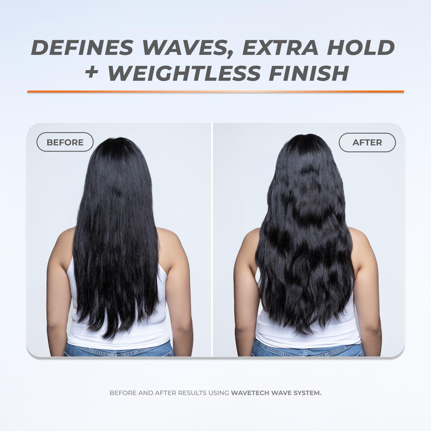 XMONDO XMONDO Hair Wavetech Extra Hold Wave Foam - Vegan Formula with Pro-Vitamin B5 and Anti-Frizz Nutrients to Fight Static, Control Frizz, and Enhance Your Wavy Hair, 6.7 Fl Oz 1-Pack