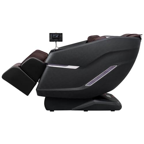 VEVOR VEVOR Massage Chair with Flexible SL-Track, Full Body Zero Gravity Recliner, 10-18 Auto Modes, 3D Shiatsu, Heating, Bluetooth Speaker, Airbag, Foot Roller, and Touch Screen