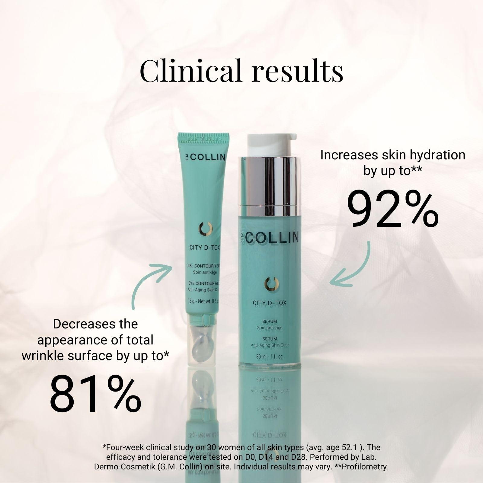 G.M. COLLIN G.M. COLLIN City D-Tox Serum | Urban Face Serum | Hydrates & Visibly Reduces Fine Lines & Revitalizes Dull Skin | Restores Skin Comfort