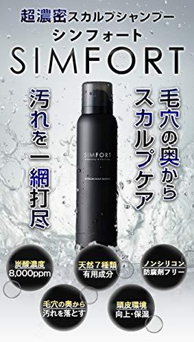 SIMFORT SIMFORT Carbonic Acid Shampoo 5.3oz & Conditioner 4.2oz Set for Men & Women, Fuller Thicker Stronger Hair Growth and Volumizing, Made with Natural Ingredients, NO Paraben/Sodium/Sulfate (Set of 1)