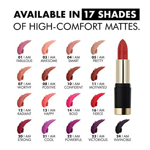 Milani Milani Bold Color Statement Matte Lipstick - I Am Confident (0.14 Ounce) Vegan, Cruelty-Free Bold Color Lipstick with a Full Matte Finish