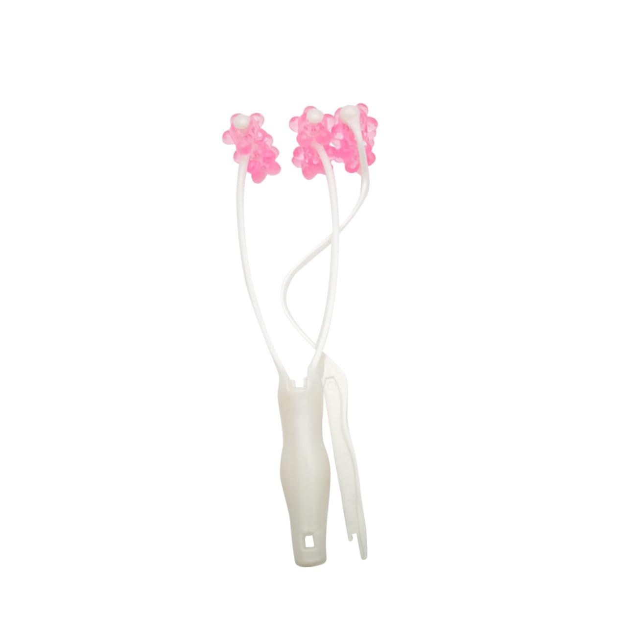 FRCOLOR FRCOLOR 3pcs 2 1 3D face Roller Beauty face Slimmer Girls Chin Remover Lifting up Tightening Roller Massage Roller Face Massager for Slimming Chin Massage Wheel Three Generations Compact