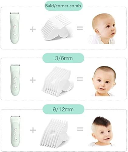 ZCXJMH Professional Hair Clippers for Men, Quiet Hair Clippers, Silent Haircut Trimmers for Children with Autism and Sensory Sensitivity, Kids Waterproof Haircutting Kit