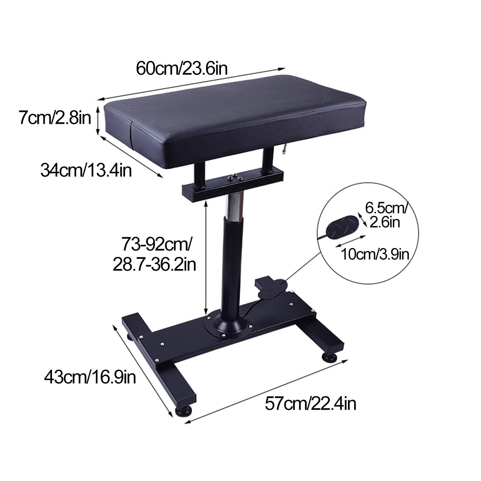 TRUNXUCL TRUNXUCL Hydraulic Tattoo Arm Rest Stand, Adjustable Height Tattoo Armrest Stand with Thickened Soft Pad, Tattoo Supplies for Tattoo Studios, Artists, Salons
