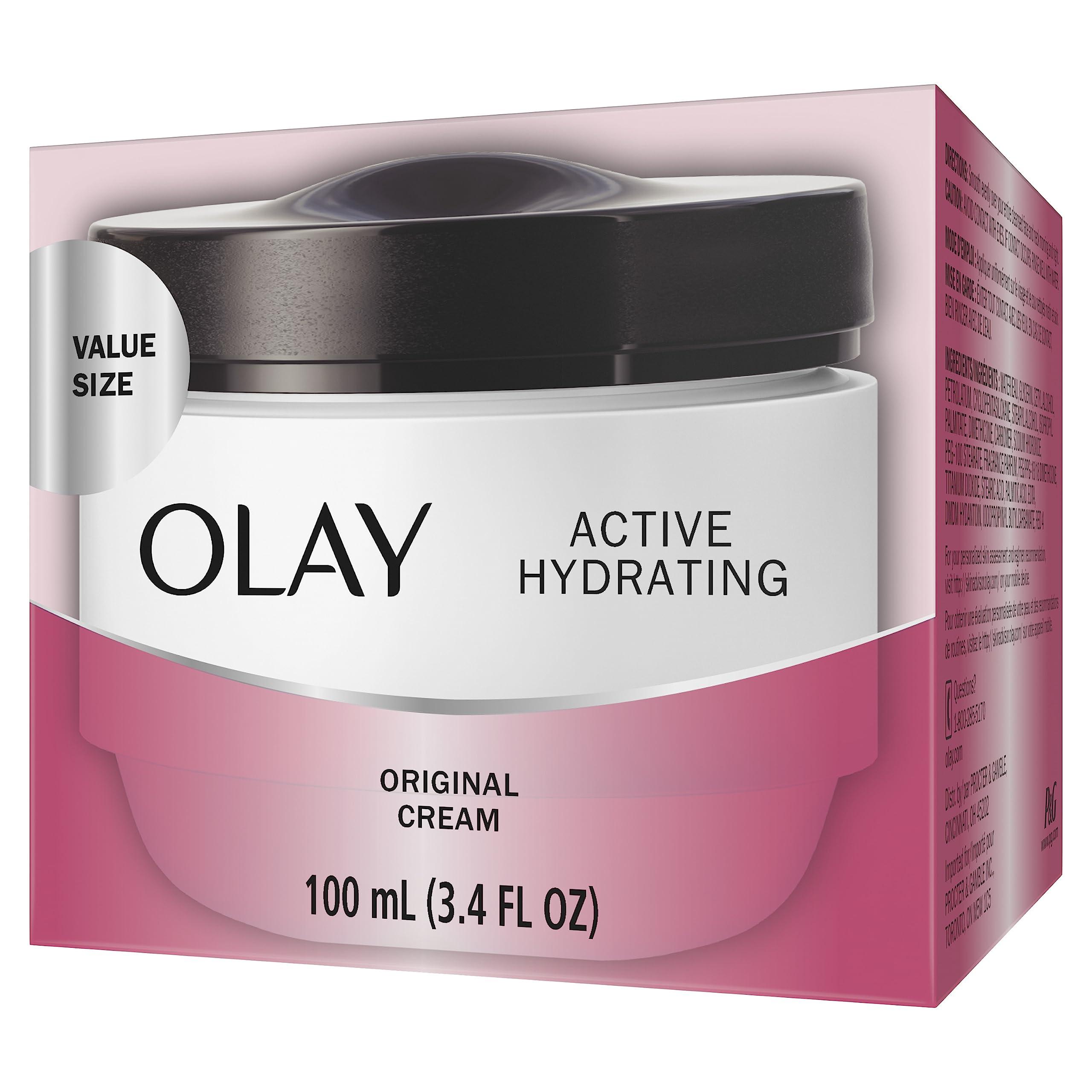 Olay Olay Active Hydrating Cream, Face Moisturizer, 3.4 fl oz