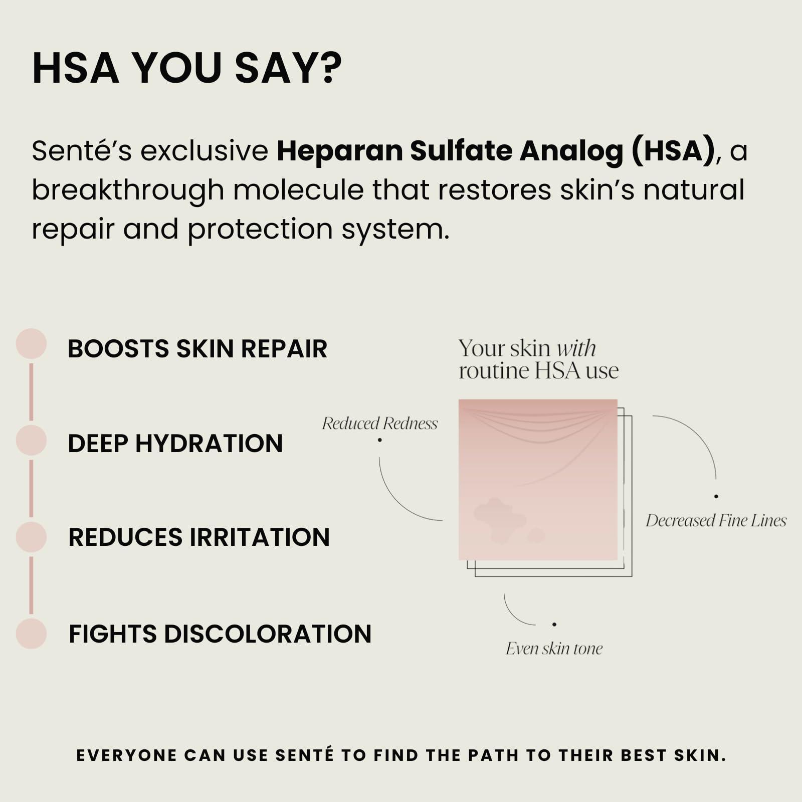 Sent Sent Neck Firming Cream - Advanced Anti-Aging Firming and Lift Cream with Patented HSA, Caffeine and Vitamin C - 1.7 Oz