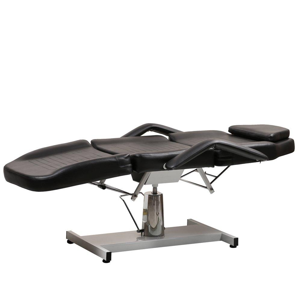 ColdBeauty New ColdBeauty Black Facial Massage Table Bed Chair Beauty Salon Equipment