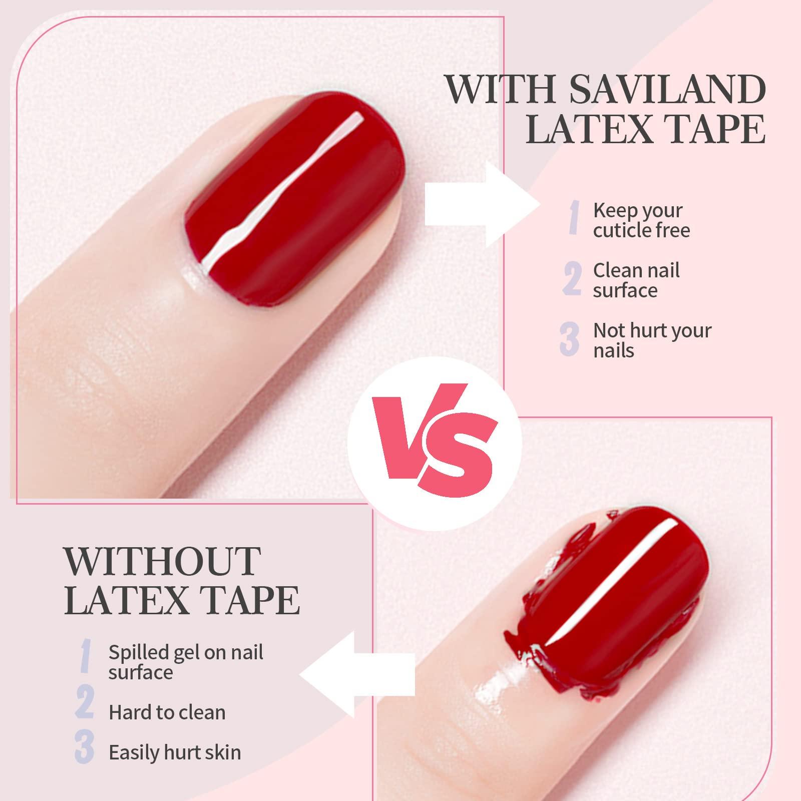 SAVILAND Saviland 60g Nail Repair Kit for Broken Damaged Nails and Liquid Latex for Nails