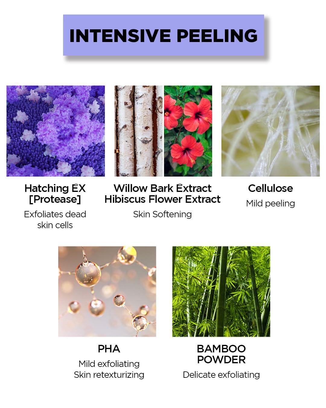 THESAEM THESAEM Facial Intensive Peeling Gel- Korean Gentle Exfoliating Gel for Dead Skin Cells, Special Enzyme, PHA, Cellulose, Bamboo Powder, Cell Renew Bio Micro Peel Intense Gel, 5.41 fl.oz.