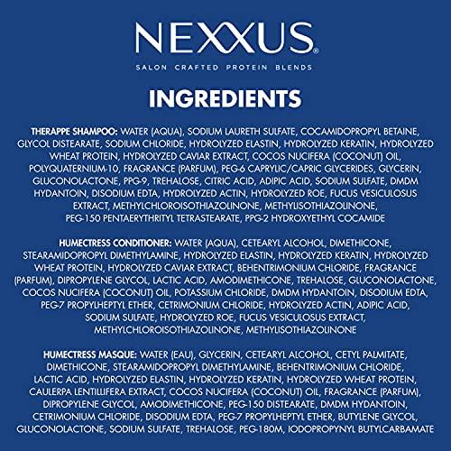 Nexxus Nexxus Therappe Humectress Protein Fusion Shampoo, Conditioner, Hair Mask & Scrunchies for Dry Hair Beauty Gift Set