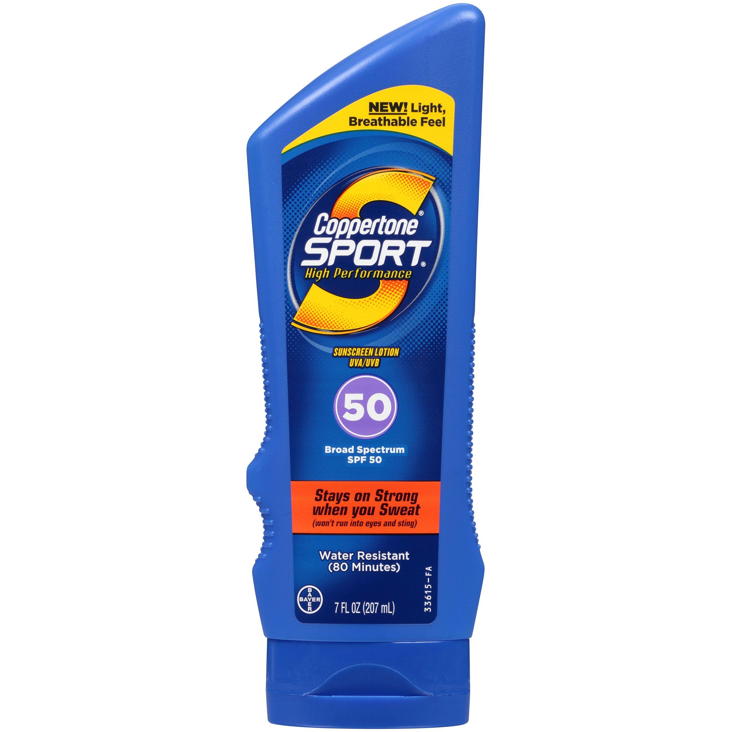 Coppertone Coppertone Sport Sunscreen SPF 50 Lotion, 7 Ounce