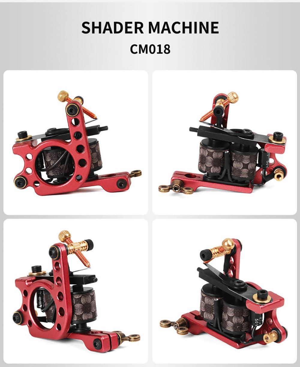 Bigcan Bigcan Professional Coil Tattoo Machine,Artist Gear Professional Coil Tattoo Machine - High-Precision for Tattoo Artists,Liner Machine/Shader Machine,2 Machines