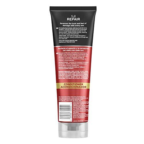 John Frieda John Frieda Full Repair Strengthen and Restore Conditioner, Protects Against Breakage and Split Ends, Vitamin Rich Formula, 8.45 Ounces, with Inca Inchi Oil and Omega-3