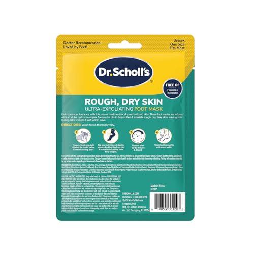 Dr. Scholl\'s Dr. Scholl\'s Ultra Exfoliating Foot Mask Gently Peels & Softens, 1 Pair Slip-on Booties Foot Mask 1.55 oz