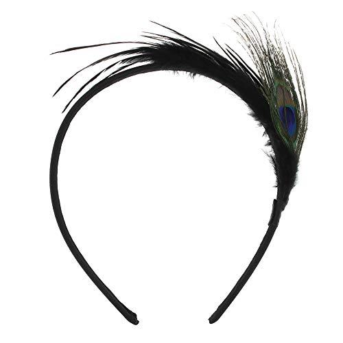 Zac's Alter Ego® Zac's Alter Ego 10mm Peacock Feather Aliceband