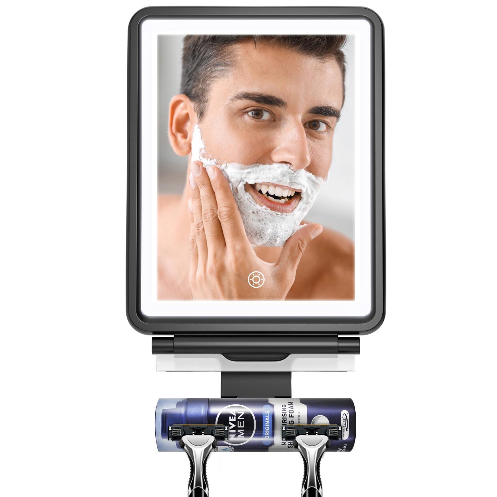 COSMIRROR COSMIRROR Shower Mirror Fogless for Shaving and Lighted Makeup Vanity Mirror