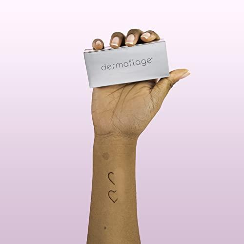 Dermaflage Dermaflage Tattoo Cover Up Makeup (Tan) - Bruise Full Coverage Concealer - Full Coverage Waterproof Concealer for Bruise, Scars & Acne - Smudge Proof Body Makeup Palette with 3 Pro SFX Shades + Brush